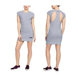 Under Armour Women's Slip on Dress Size S Heather Gray Unstoppable Knit Stretch